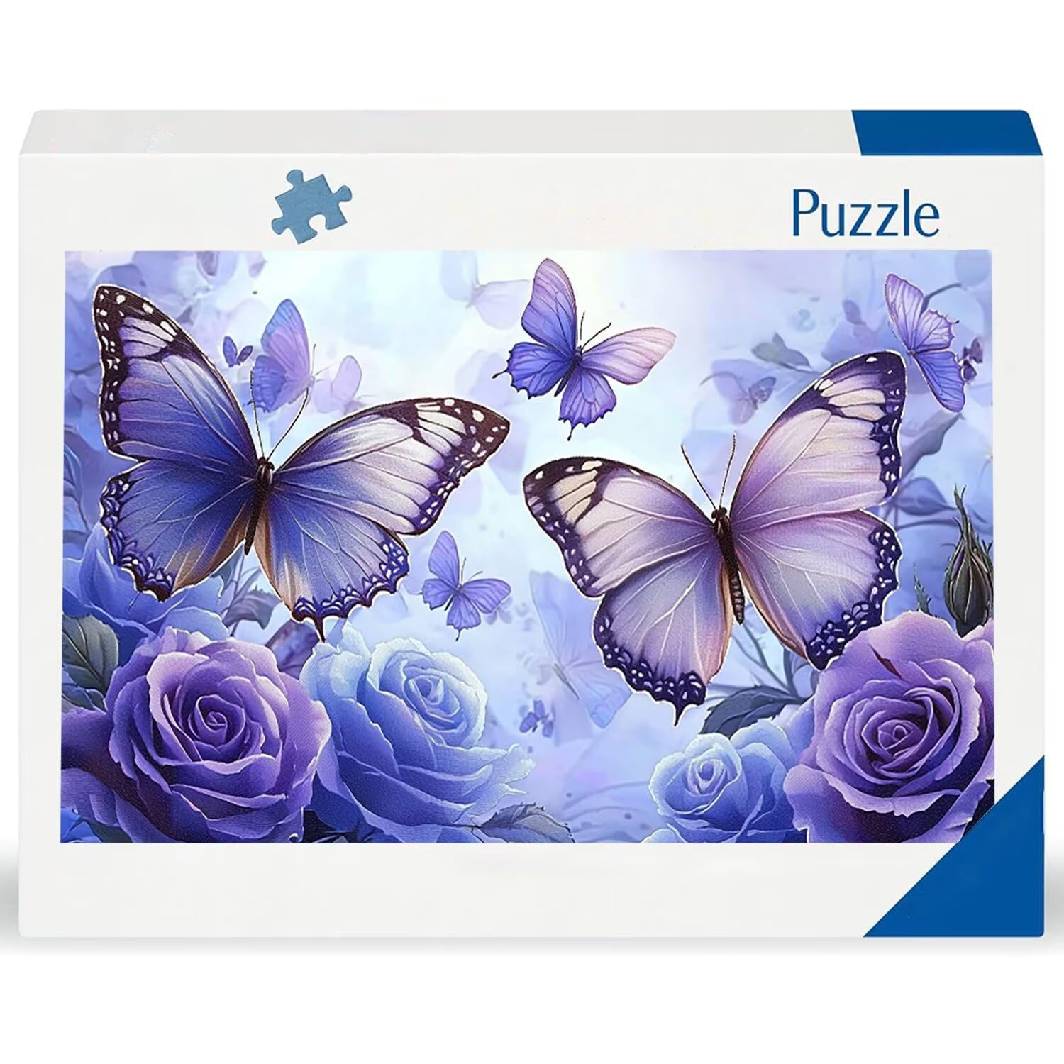 Drewniane puzzle dla dorosłych 1100 sztuk | różowy motyl | Zabawki edukacyjne | Puzzle dla dorosłych i dekoracje rodzinne | Rozmiar 87 x 42 cm | Prezent dla dorosłych | Prezenty świąteczne x-681