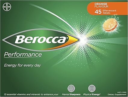 Amazon Com Berocca Orange Effervescent Tablets 45 Count Health Household