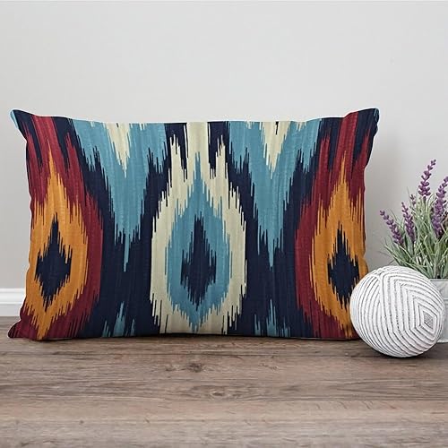 Miniatura 10 de Chinoiserie Throw Pillow Case Oriental Flower Rectangular Throw Pillow Cover Chinese Style Decorative Pillow Home Cotton Linen 12x16in Accent Square