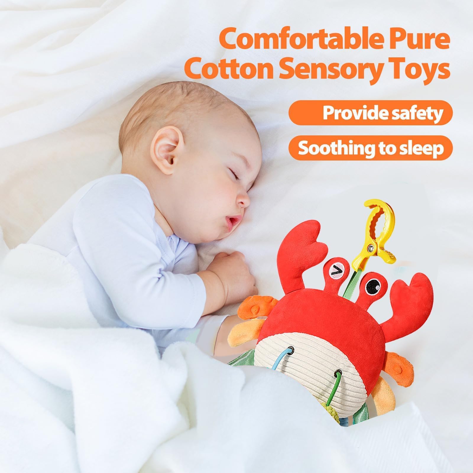 Goorder Juguetes para Cochecitos 3 6 9 12 Meses, Juguetes de para Sillita del Coche La Cuna Bebés y Niños 0-12 Meses, Juguetes Sensoriales para Bebés 6 Meses, Regalo Bebe Recien Nacido Niños y Niñas — view 6