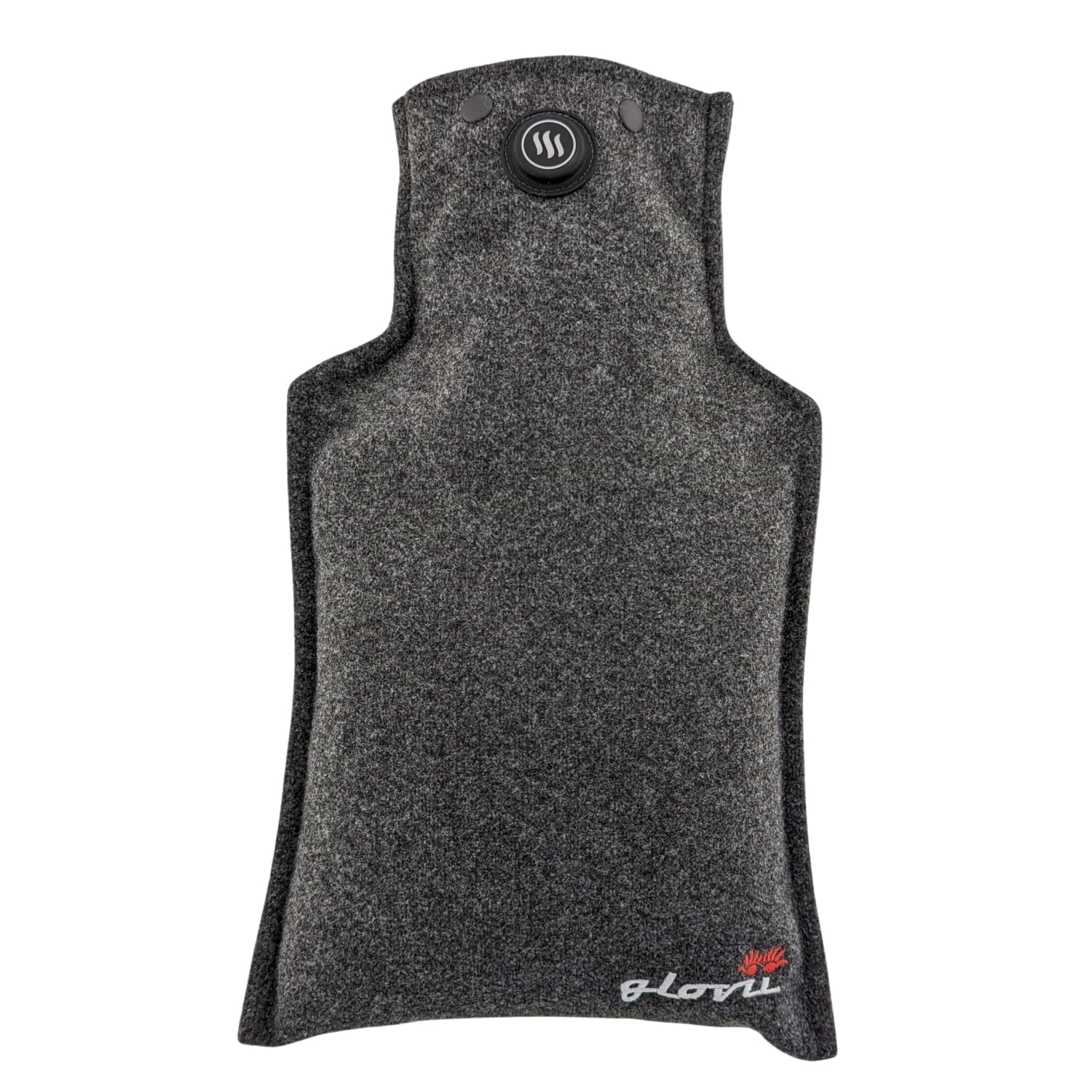 Beheizte Wärmflasche, Carbon, USB-Anschluss, 3 Heizstufen, Schwarz