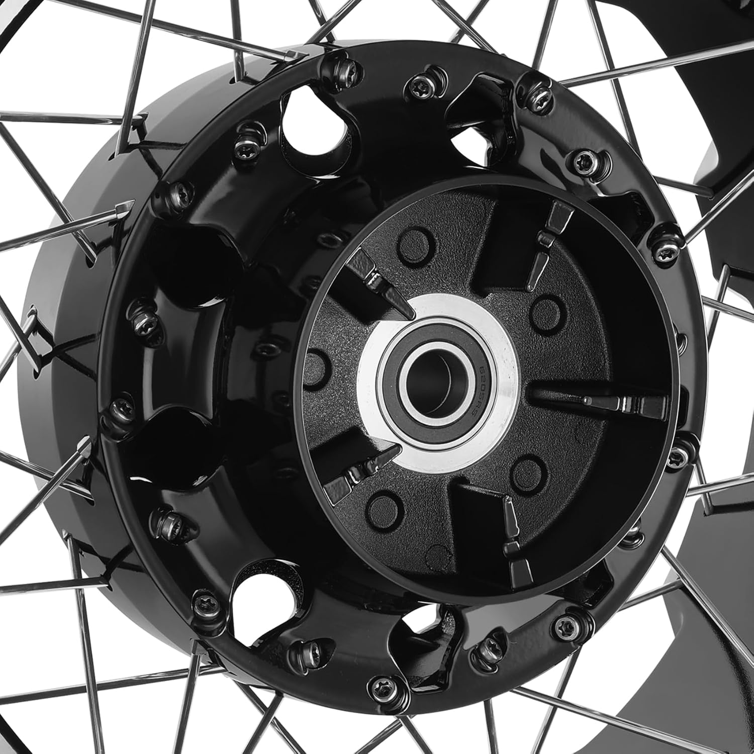 TCT-MOTORPARTS 21''Front & 18'' Rear Spoke Wheel Rims Fit For Harley Touring 2022-2025 With ABS Street Glide Road Glide Road King Electra Glide Ultra Classic Ultra Limited