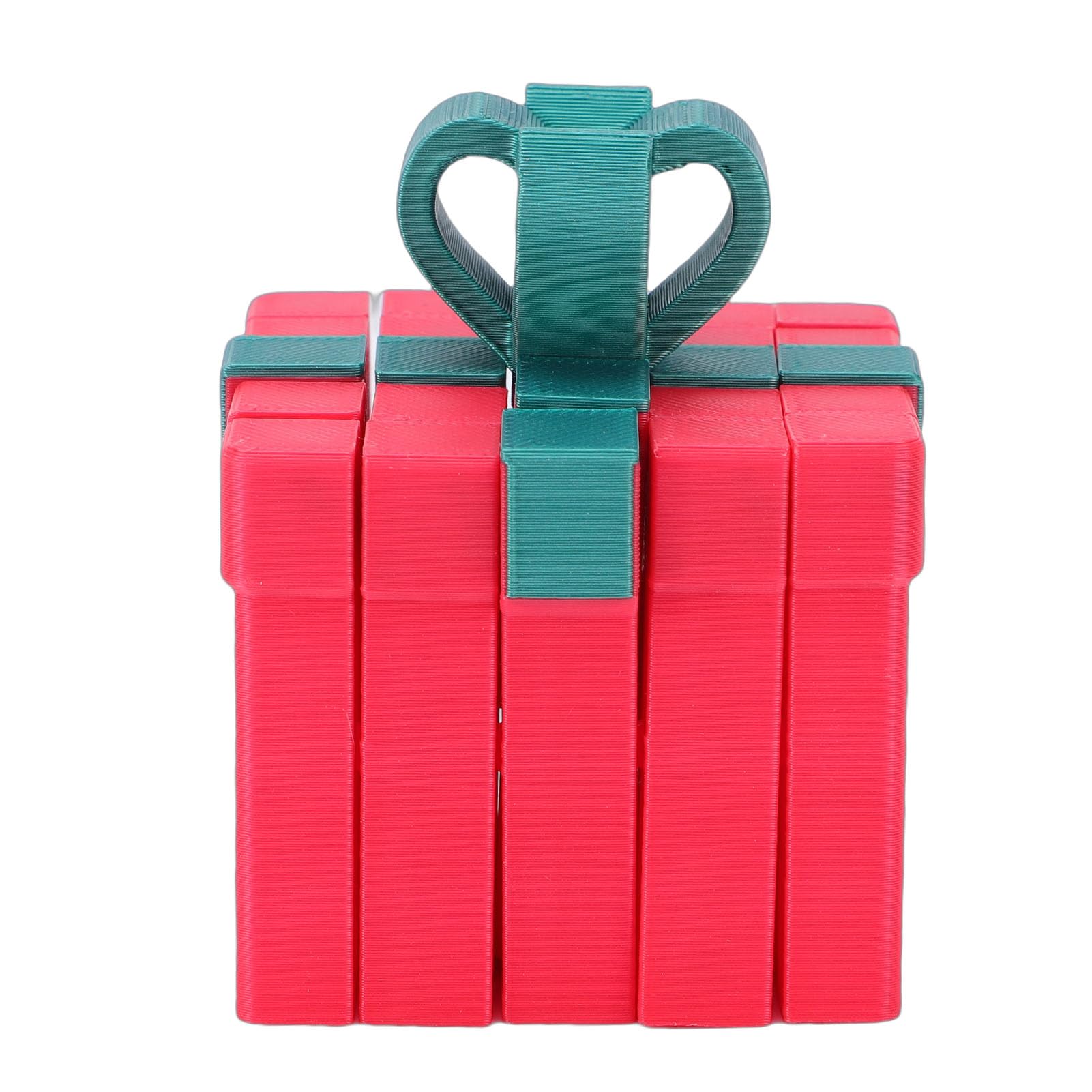 Caja De Broma Con Rompecabezas 3D De Tornillo – Sorpresa Interactiva Para Cumpleaños, Navidad O Halloween (Rojo Dorado)