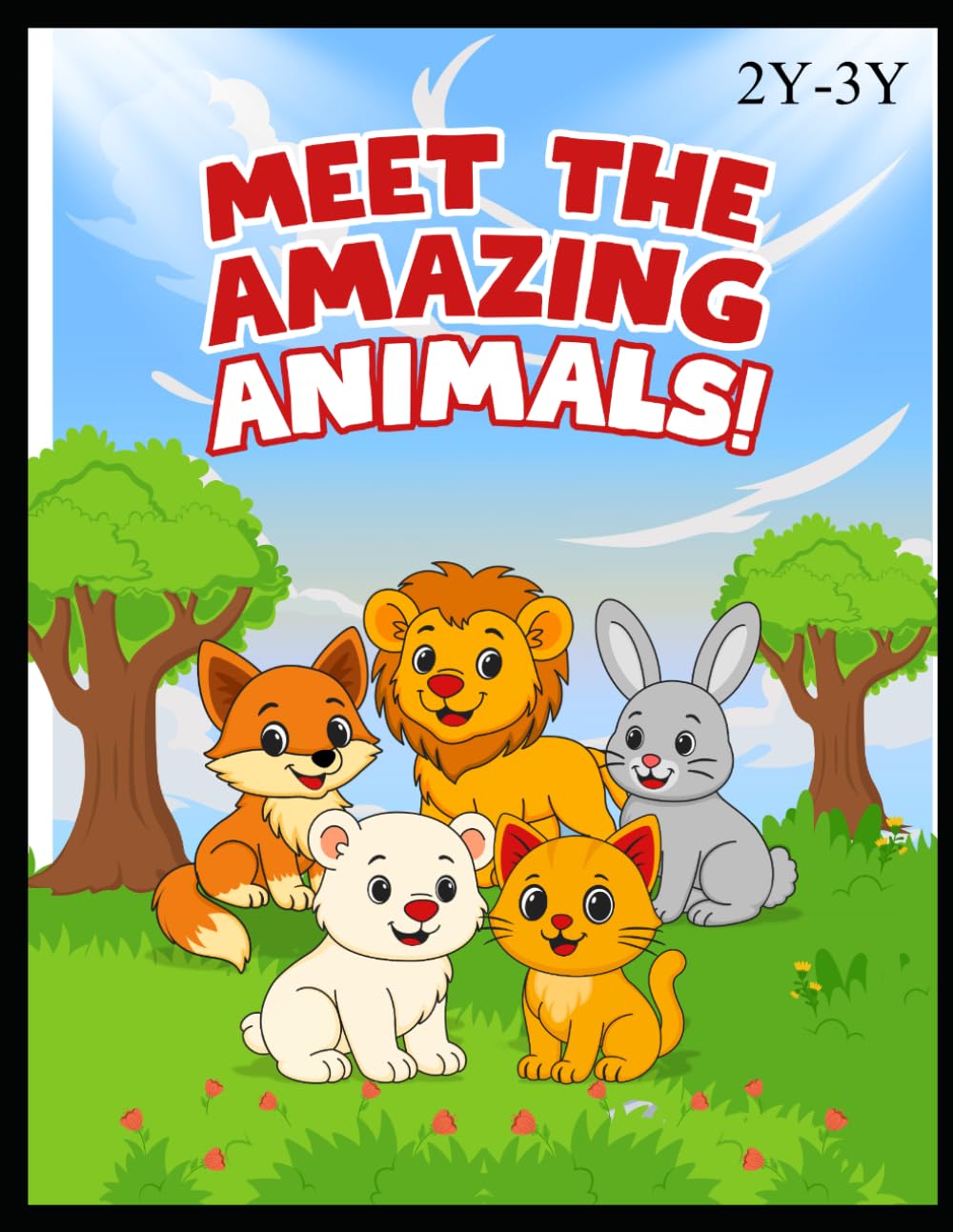 Cute Animals Learning & Recognition Book for Toddlers Ages 2-3