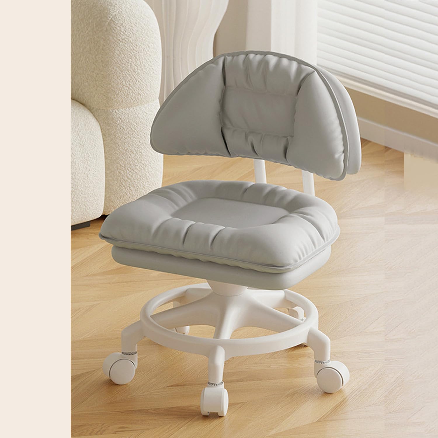 Tabouret pivotant réglable en hauteur pour yoga fitness et assise ergonomique de maison