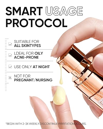 Miniatura 7 de SKINTIFIC Suero renovador de la piel con retinol para cara, cuidado de manchas, control de aceite y minimización de poros, refina la textura de la