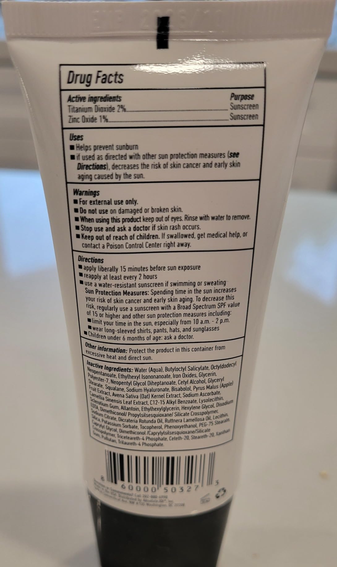 AbsoluteJOI Daily Hydrating Moisturizing Cream SPF 40 Tinted Mineral Sunscreen, Broad-Spectrum & Blue Light Blocking, Fragrance-Free for Sensitive Skin, Available in Two Sheer Tints, 1.7 oz