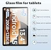 Protector de Pantalla para Teclast T65 / T65 Plus Tablet 13 Pulgadas, Vidrio Templado, Dureza 9H, HD Transparente, Anti-Rasguños, Sin Burbujas, Película Protectora (1 Paquete) 3