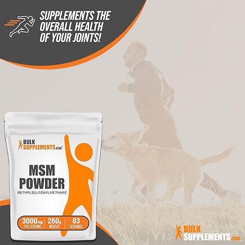 Miniatura 4 de BulkSupplementscom Polvo de metilsulfonilmetano - Polvo MSM - Polvo de suplementos MSM - Cristales MSM - Polvo puro MSM - Suplemento MSM -