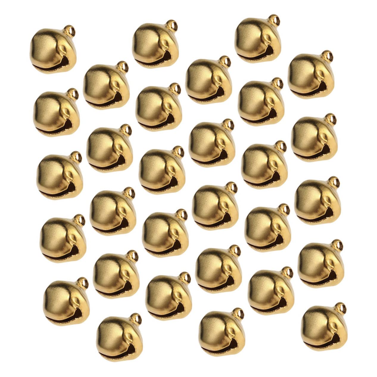 PRETYZOOM 200Pcs Christmas Bells Decorative Iron Bells for Crafts Tree Ornaments and Holiday Decor Joyful Sound for Festive Atmosphere Craft