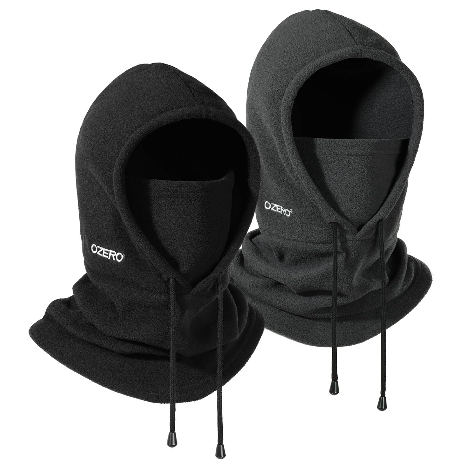 OZERO Balaclava Face Mask Winter Polar Fleece Hood Ski Mask for Men Women Convertible Balaclava Face Cover Hat