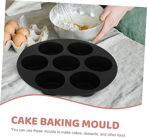 Miniatura 8 de FELTECHELECTR 7 Cake Baking Cup Cake Molds Candy Mold Silicone Muffin Cake Cups Silicone Baking Pan Silicone Cupcake Mold Air Fryer Cake Mini Pan