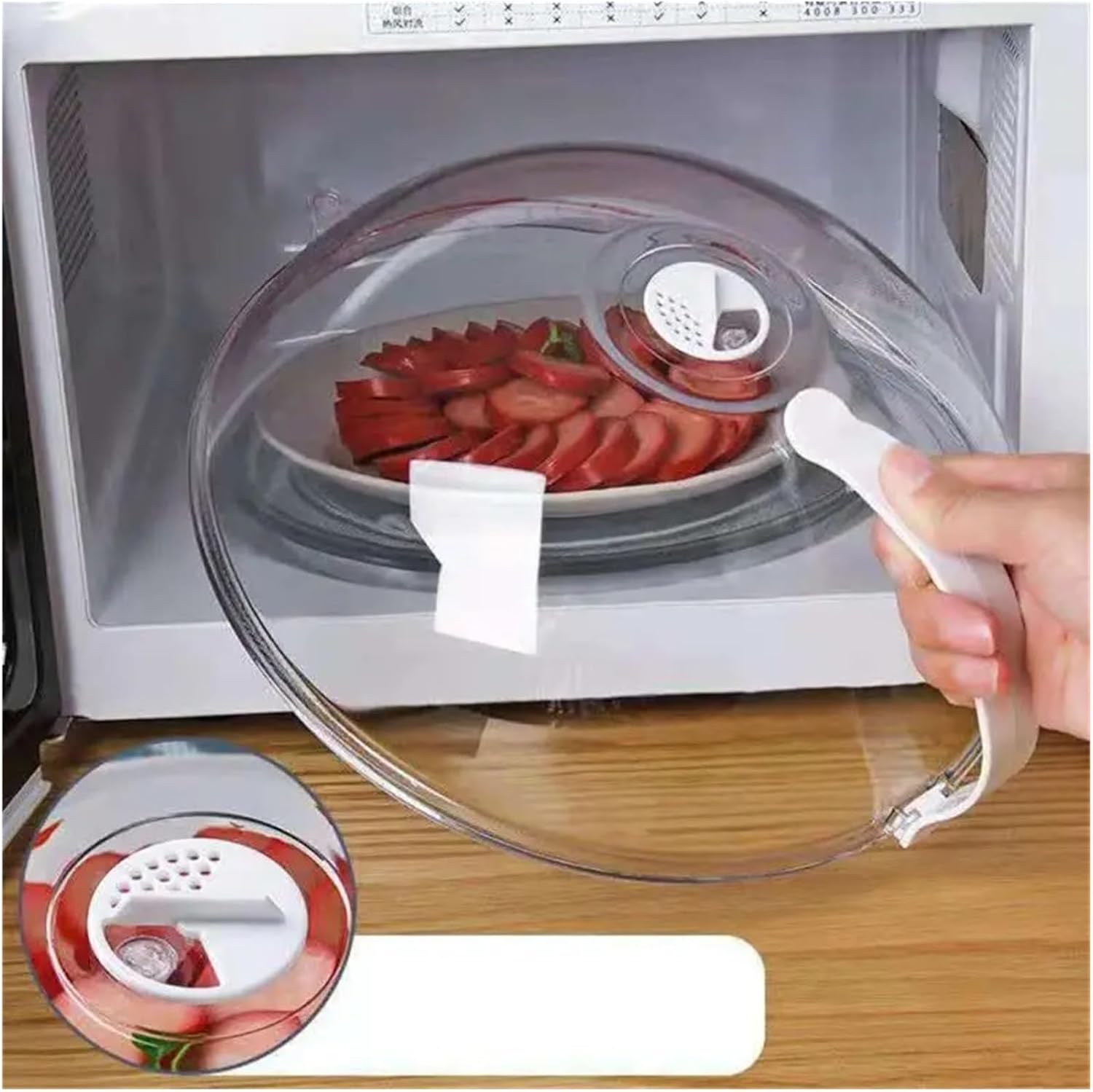 Microwave Splash Proof Cover, Household Oven Heating, Cooking Utensils Accessories