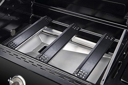 Miniatura 7 de Replace parts Placa de calor de acero porcelánico, repuesto para los modelos Grill Master 720-0697, 720-0737, Nexgrill 720-0830H, 720-0783E de