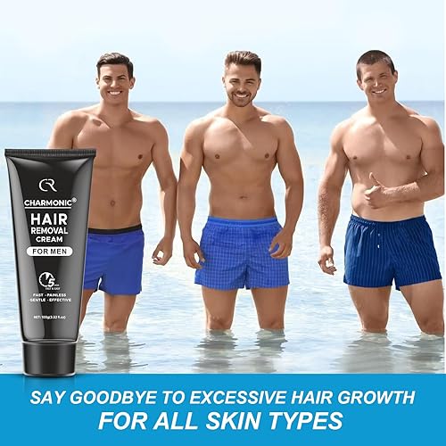 Miniatura 2 de Crema de depilación, removedor de vello de área íntimaprivada para hombres, depilación rápida e indolora para axilas, pecho, espalda, piernas y