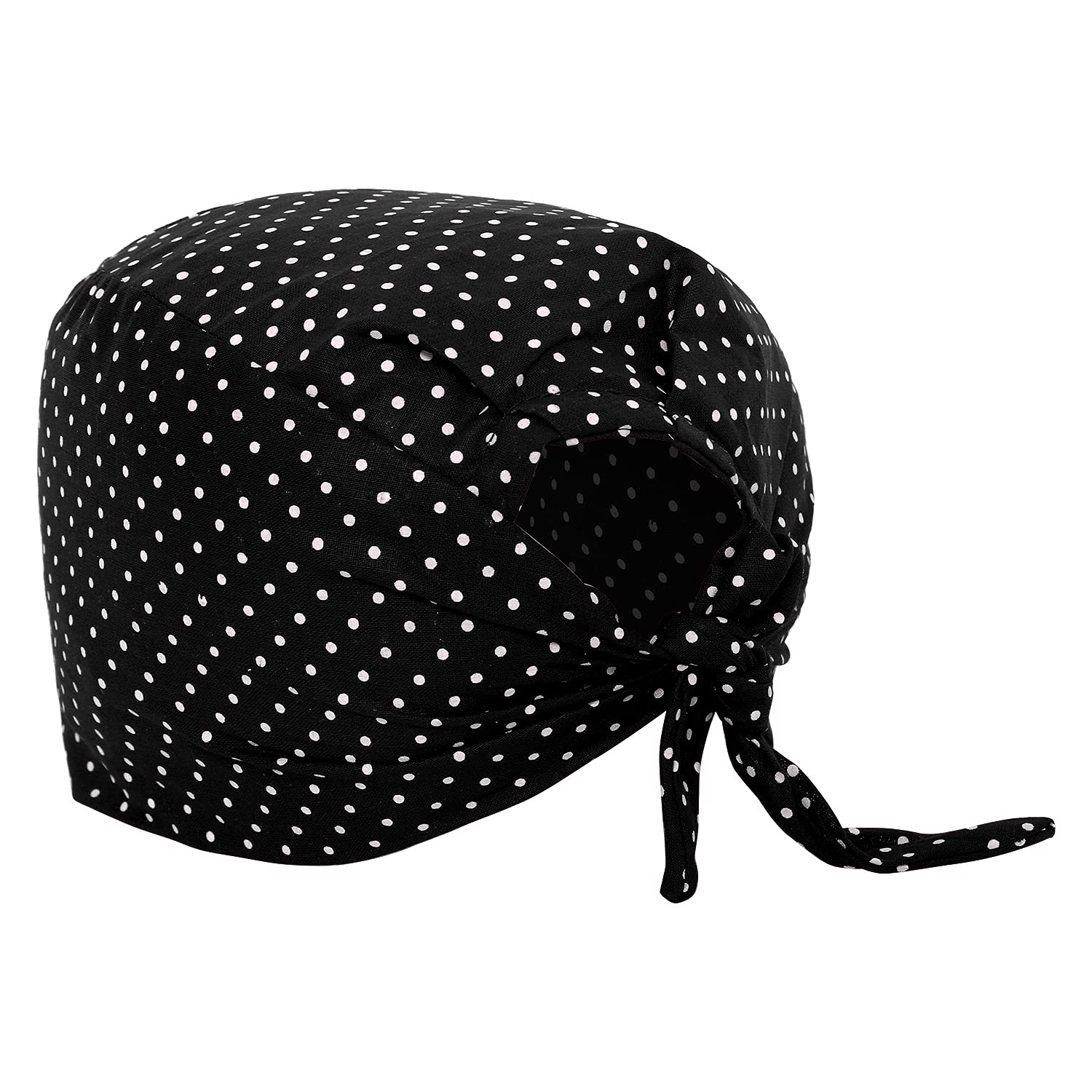 Zacharias Polka Dot Printed Anti Pollution Head Scarf/Bandana for Cycling/Biking Under Helmet (Pack of 1) (PPP-01_Black_Free Size)-picture-12