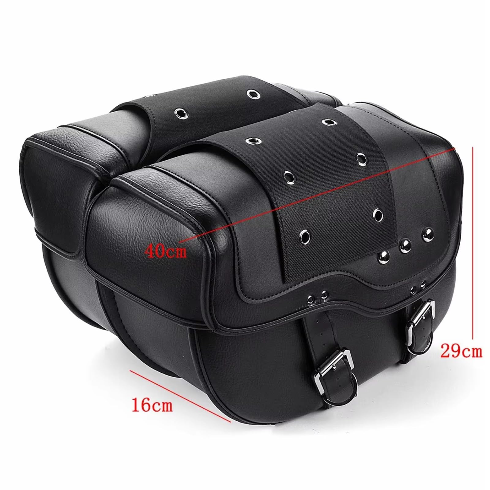 Borse Per Bagagli Laterali Per Per Moto Universali Per In PU Per Selle Borsa Per Parti Di Motocicli Accessori Ricambio Sacche Moto