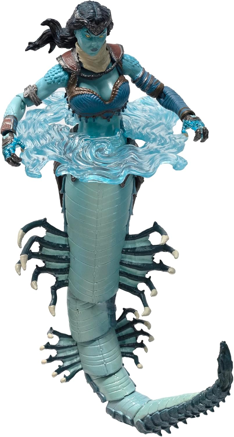 Boss Fight Studio Court of The Dead Gallevarbe, Eyes of The Queen Action Figure – Highly Articulate Collectible Figurine with Accessories Including Alternate Hands, Water Feature, and Knives – 4”