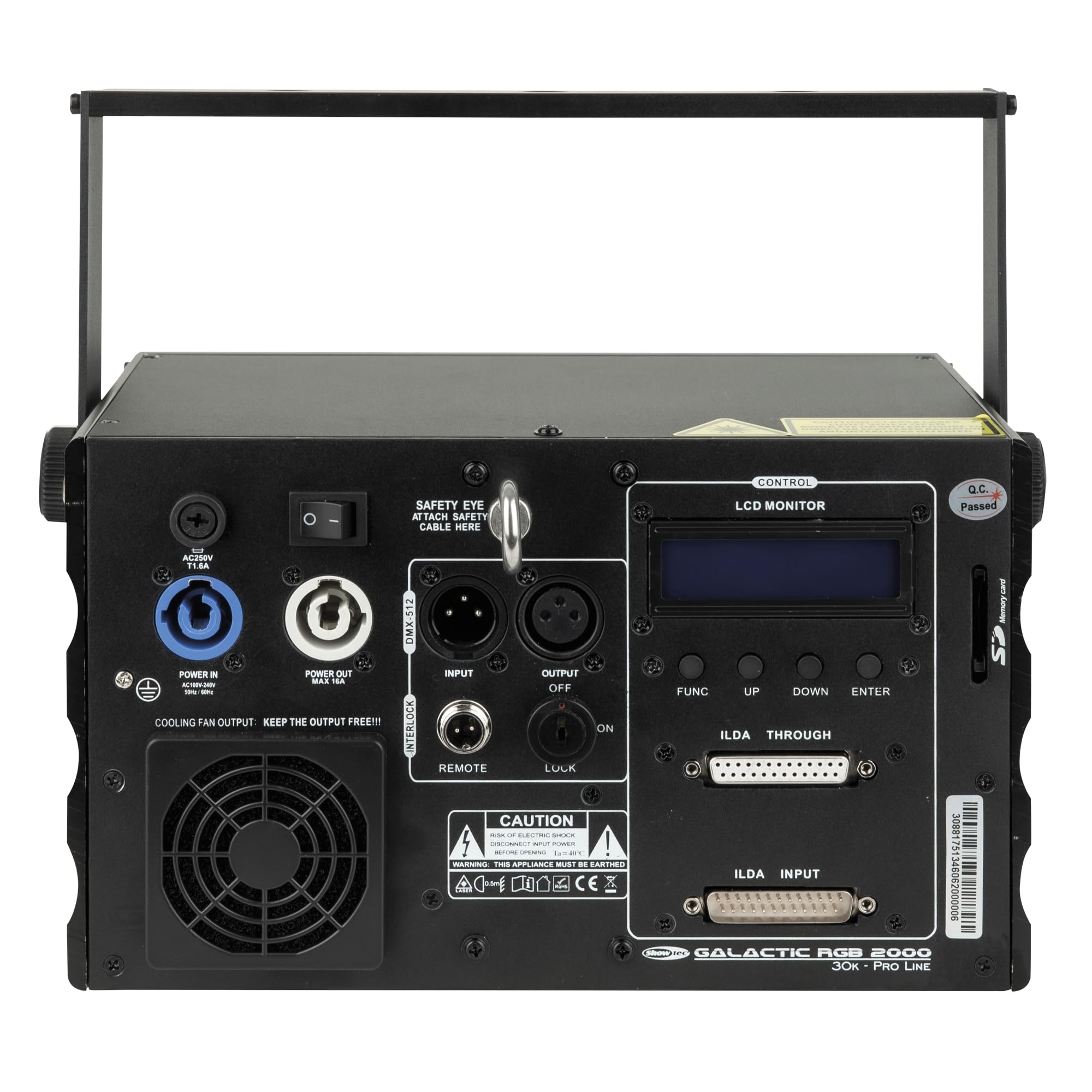 Showtec Galactic RGB-2000 Colour Laser with ILDA