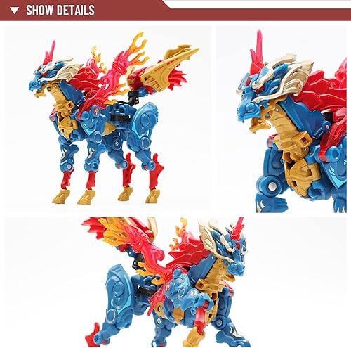 Miniatura 3 de 52TOYS Megabox MB-22 Kirin Deformation Toys figura de acción, personaje de animación deformable coleccionable, juguetes de Kirin, gran regalo de