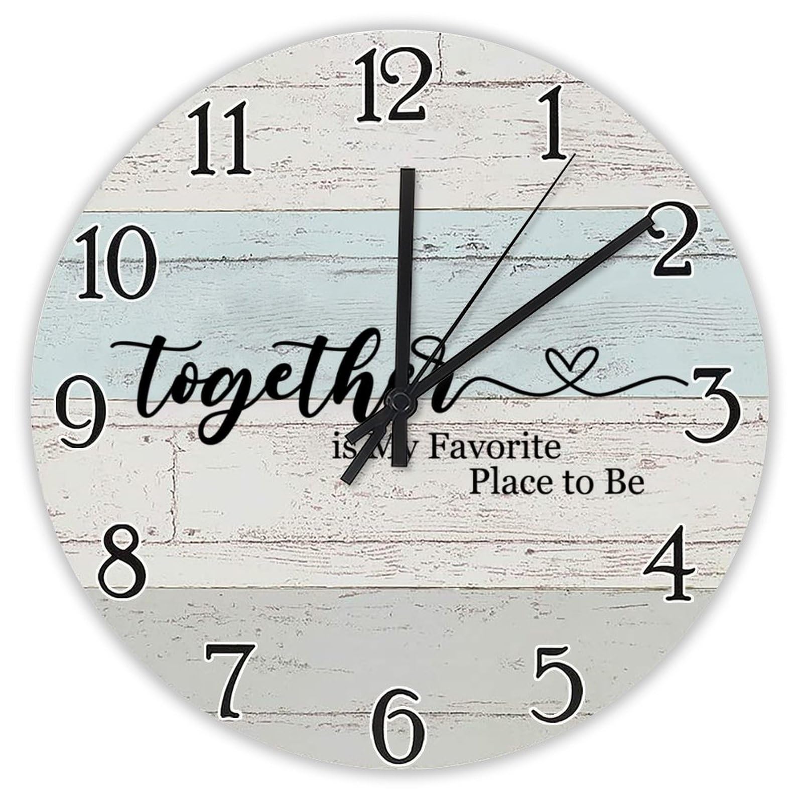 Horloge en bois décoration de ferme cadeau de crémaillère idéal