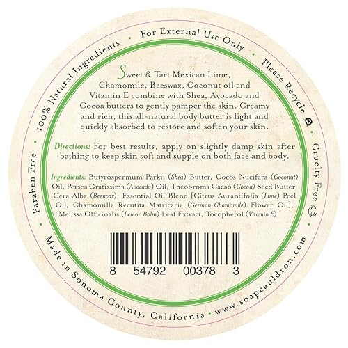 Miniatura 2 de Three Sisters Apothecary 4 oz. Body Butters (Mexican Lime)