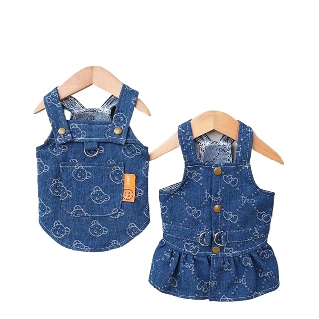 Foto 6 de 7 de chengshao Ropa for Perros pequeños, Vestidos de Lujo diseñador for Cachorros y niñas, for Gatos