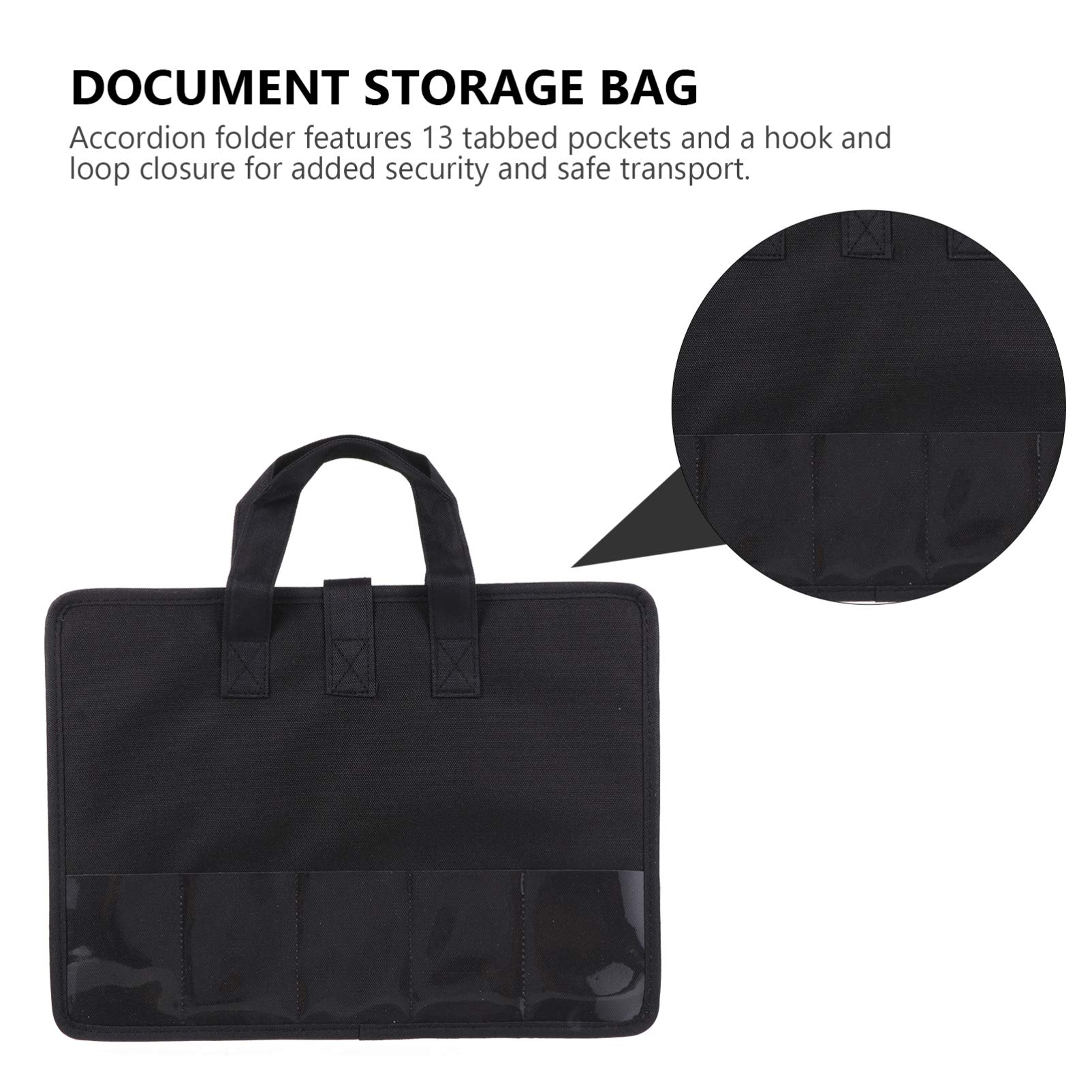 Baluue Cartella Portatile Con 13 Tasche Organizer Per Documenti in Formato Legale Forniture Per Ufficio
