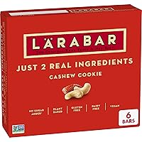Vista 9 de Larabar - Barra de frutas y nueces, galletas de anacardo, sin gluten, vegana, barras de 1.6 onzas, 12