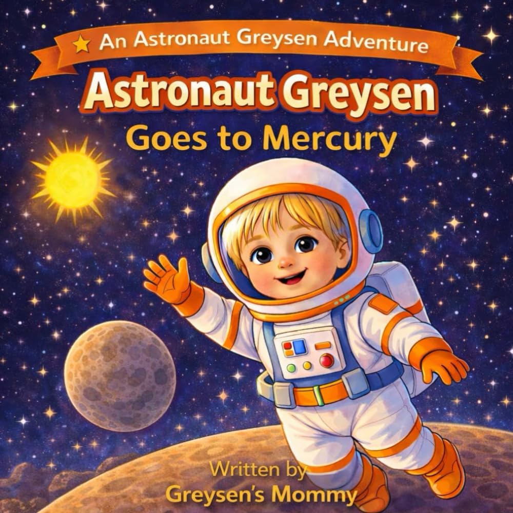 Astronaut Greysen Goes to Mercury: A Fun Solar System Adventure for Kids About the Planet Mercury (Astronaut Greysen Adventures)