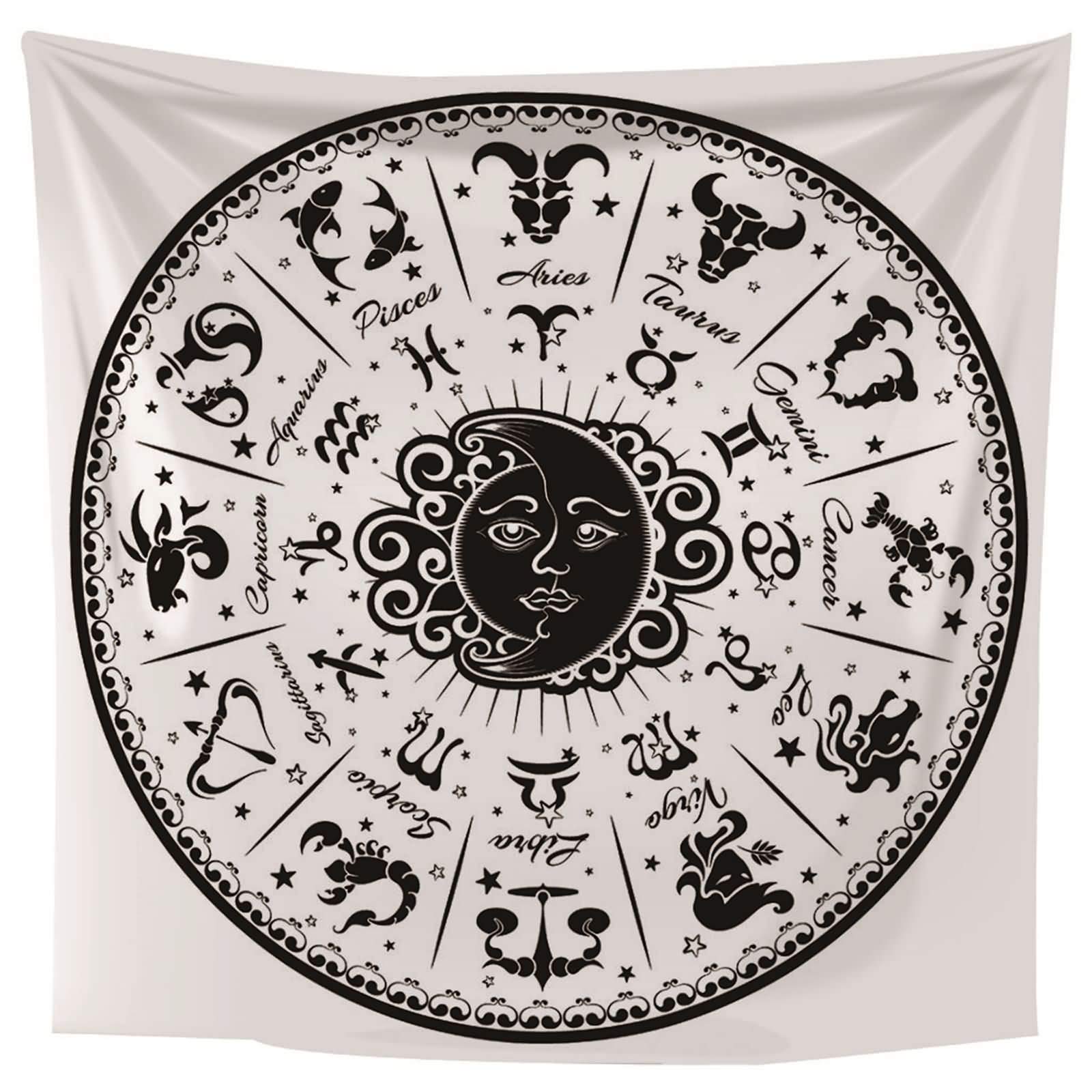 Toile imprimee mode constellations pour une tenture murale chic