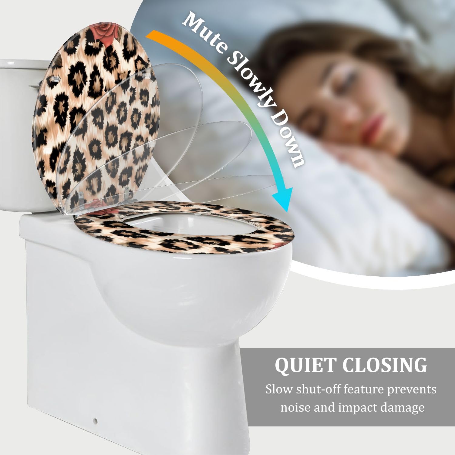 Langer WC-Sitz für Badezimmer