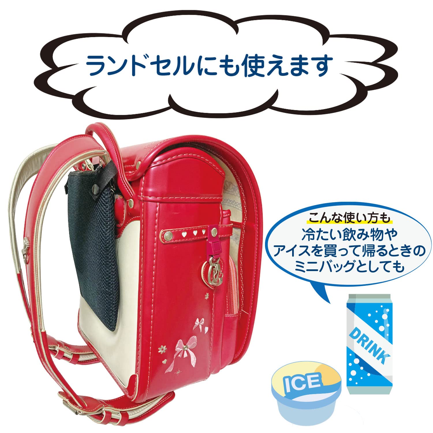 Amazon.co.jp: ファイン リュックde冷え太くん 背中 冷やす 子供 大人 