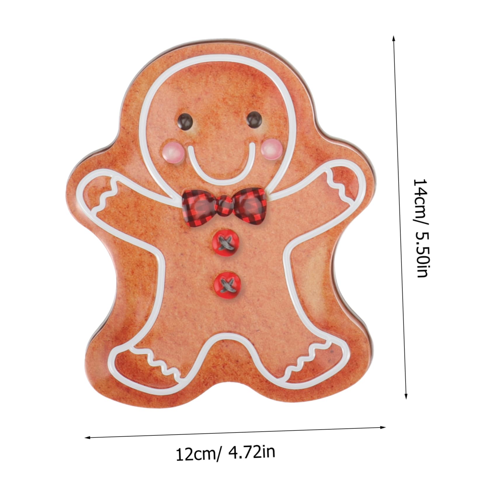 4pezzi Scatola Per Biscotti e Caramelle Motivi Natalizi Decorativi Per Dolcetti e Caramelle Per Festa Natale Decorazione Casa Piccolo e Leggero Facile Riporre e Trasportare