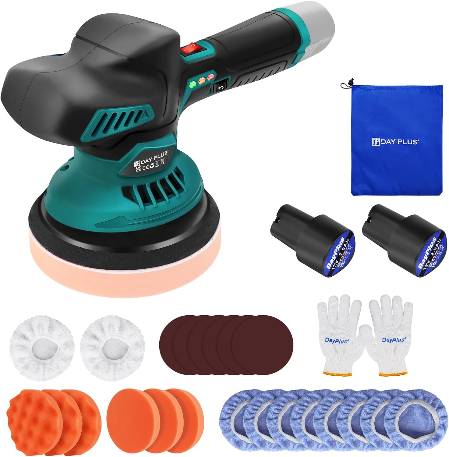 Cordless Car Buffer Polisher, Electric Polishing Machines Car Buffers ...