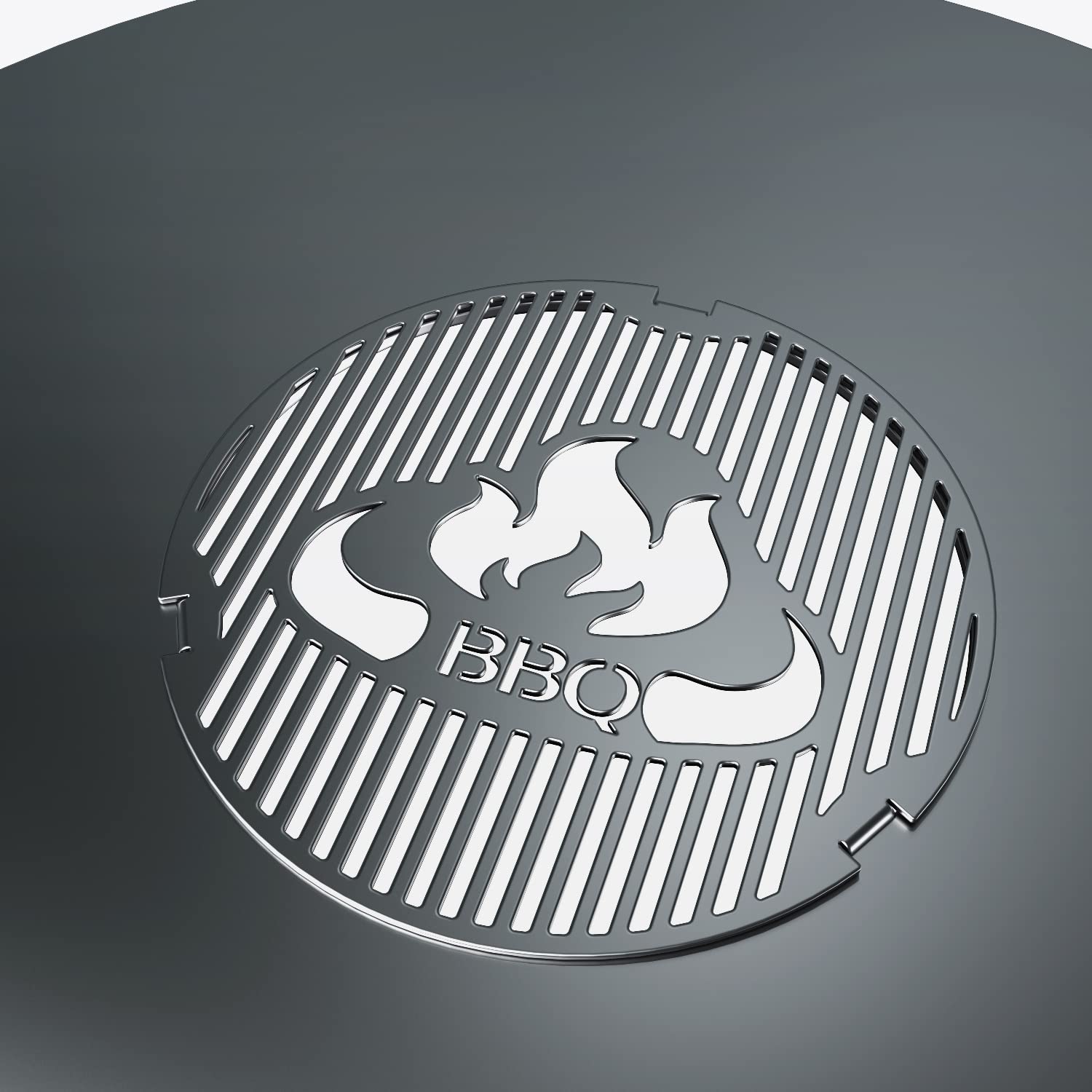 teileplus24 FR10 Grillmeister Set | 2-teilig | Grillring 80 cm + Grilleinsatz ø 20cm, Größe:Grillring 80cm + Grilleinsatz