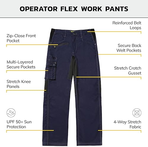 Miniatura 3 de Caterpillar Pantalones flexibles de operador grande y alto