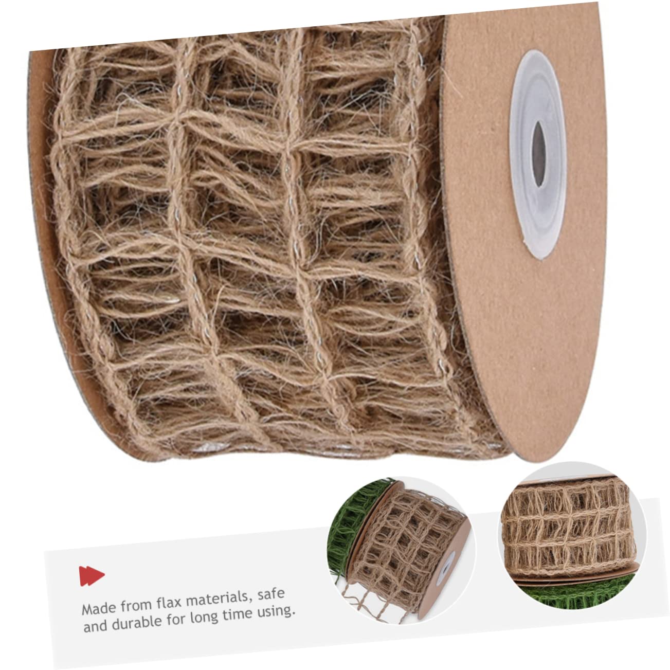 Operitacx 4stücke Burlap Dekoband Mit Draht Lagig Für Bastelprojekte Hochzeits Und Weihnachtsdekoration Verpackung Strapazierfähig Und Vielseitig Einsetzbar