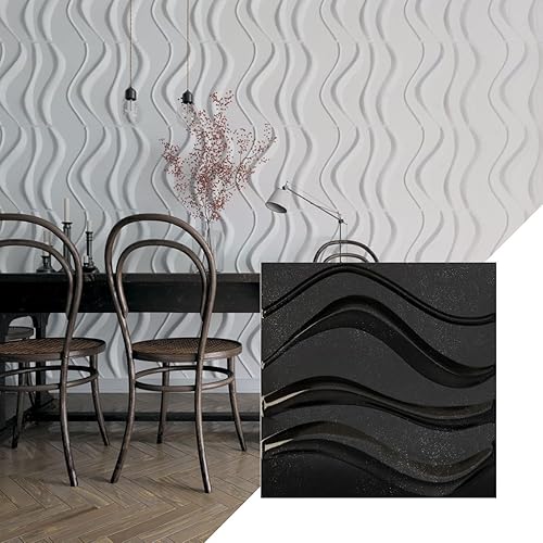 Ekena Millwork 19 58"W x 19 58"H Wave EnduraWall Decorative 3D Wall Panel, Galaxy (Covers 2.67 Sq. Ft.