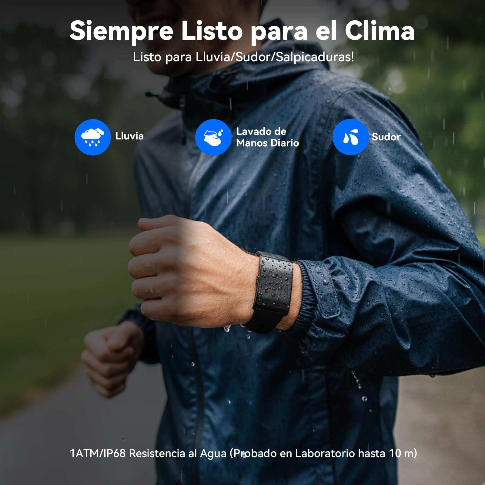 Pulsera de Actividad Inteligente sin Pantalla para Mujer y Hombre | 24/7 Monitor de Ritmo Cardíaco y Sueño con Análisis AI, 60 Días Batería, 170+ Modos Deportivos, Sin Suscripción
