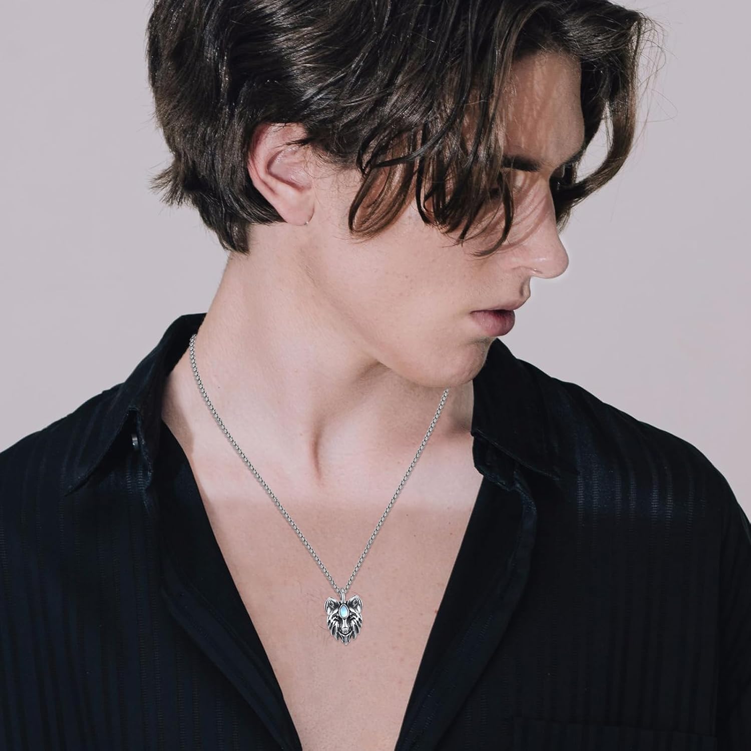 CUOKA MIRACLE Urn Necklace Ashes Sterling Silver Skull Urn Necklace Personalized Cremation Memorial Skull Ash Keepsake Pendant Cremation Jewelry - Image 3