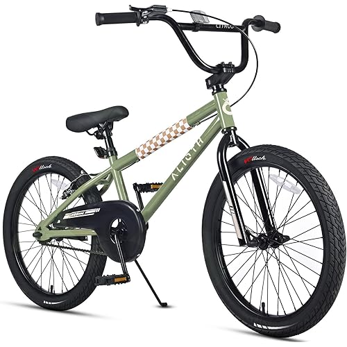 12 14 16 20 Inch Kids Bike BMX Style Bicycle with Training Wheels for 2-14 Years Old Toddlers Boys Girls Coaster Brake Multiple Colors
