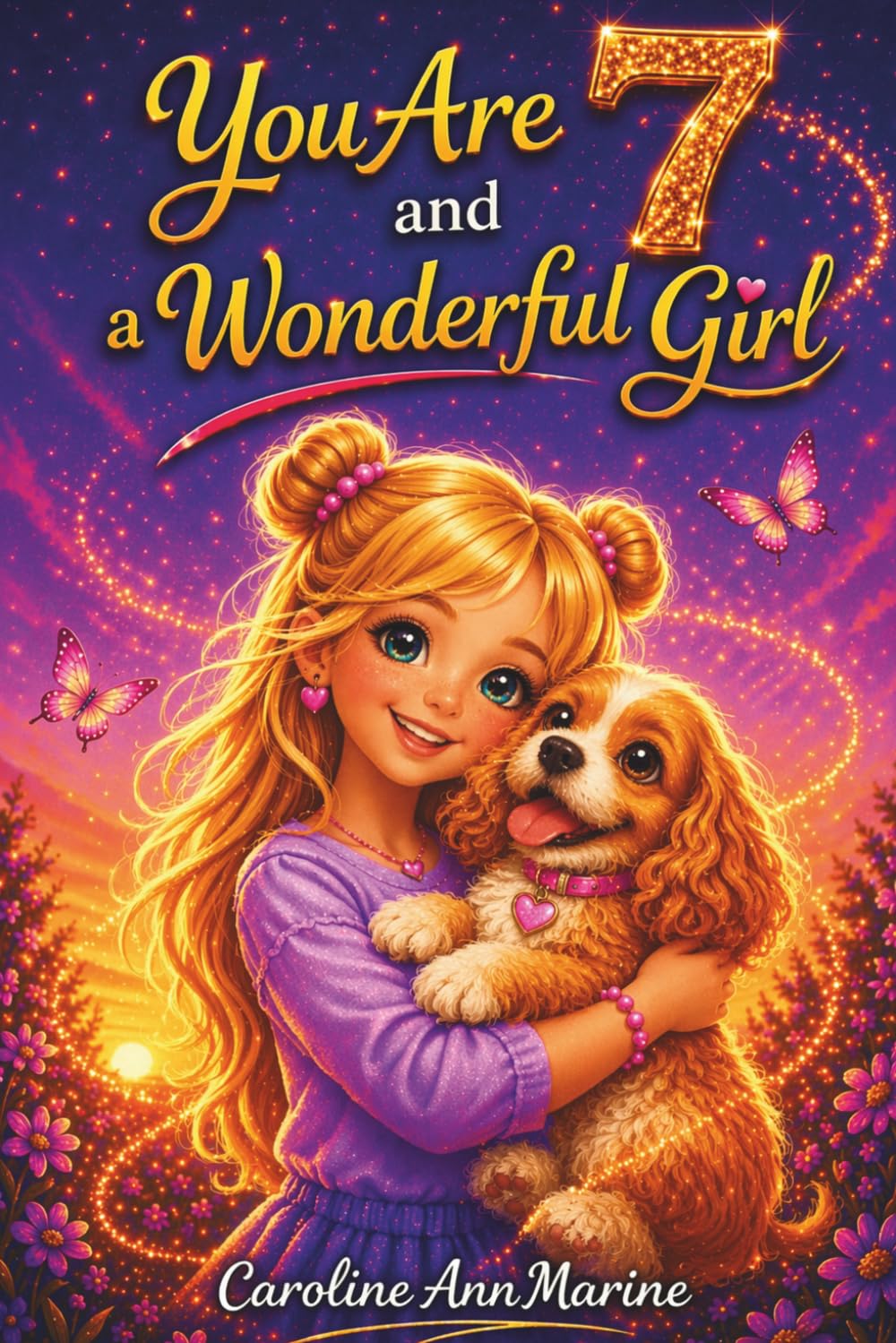 You Are 7 and Wonderful Girl: Inspiring Stories to Help 7-Year-Old Girls Grow Confident, Kind, and Brave.
