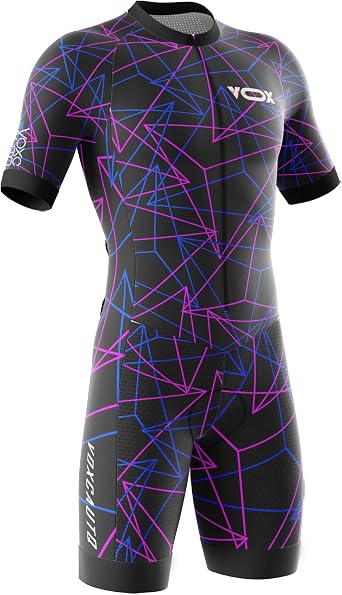 Mens Cycling Skinsuit,Triathlon Suit Men,Trisuit for Swimming,Mens Cycling Skinsuit,Running