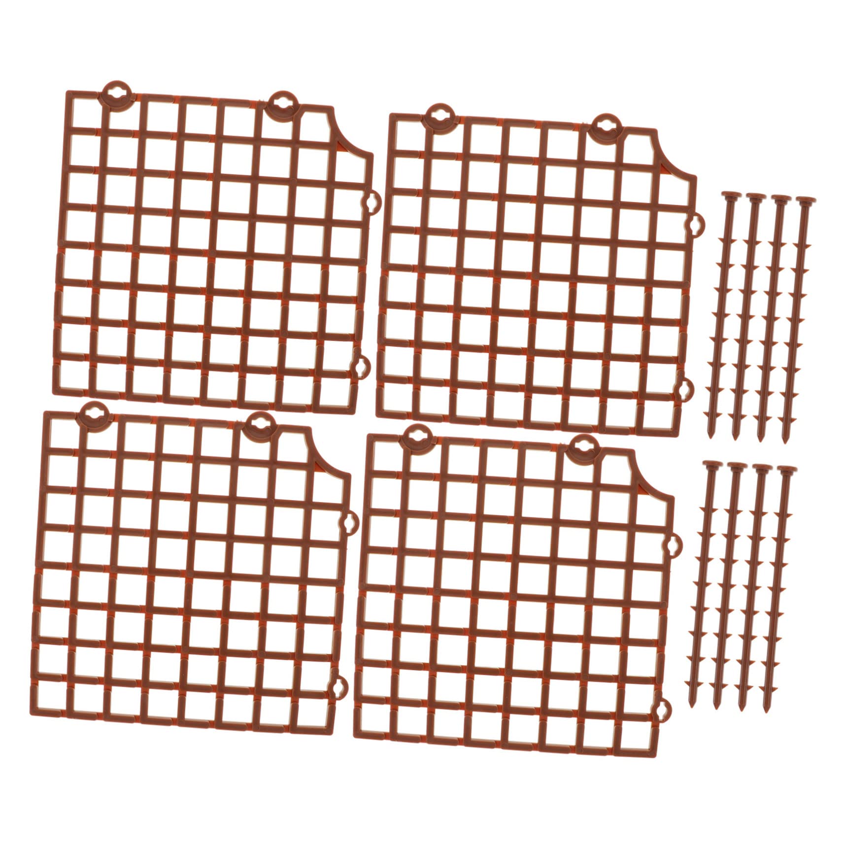 ROMISBABA 3Pcs Cuttable Flower Pot Cover for Cats Durable Soil Protector Grid Prevents Pets from Digging Easy to Clean