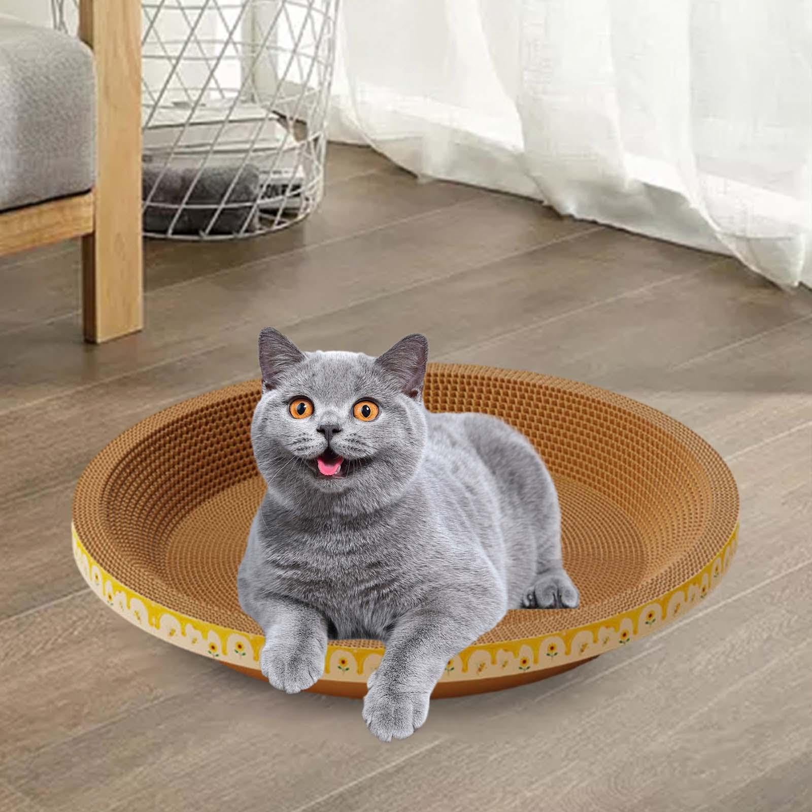 Tiragraffi per gatti, letto per dormire progettato per offrire comfort e incoraggiare i comportamenti naturali del gatto per un riposo confortevole,
