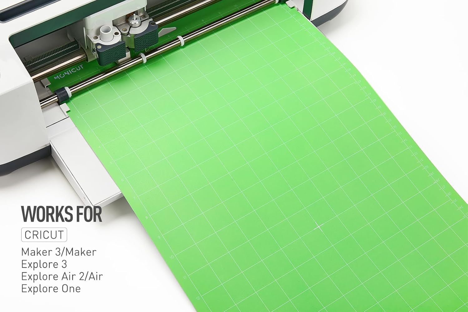 12x24 Cutting Mat for Cricut Maker 3/Maker/Explore 3/Air 2/Air/One(Lightgrip, Standardgrip x 2, Stronggrip), 4 Pcs Non-Slip Flexible Cutting Mats for Crafts, Quilting, Sewing and all Arts