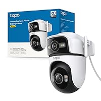 Tapo C545D Telecamera Wi-Fi Esterno con Doppio Obiettivo 2K(3MP+3MP)