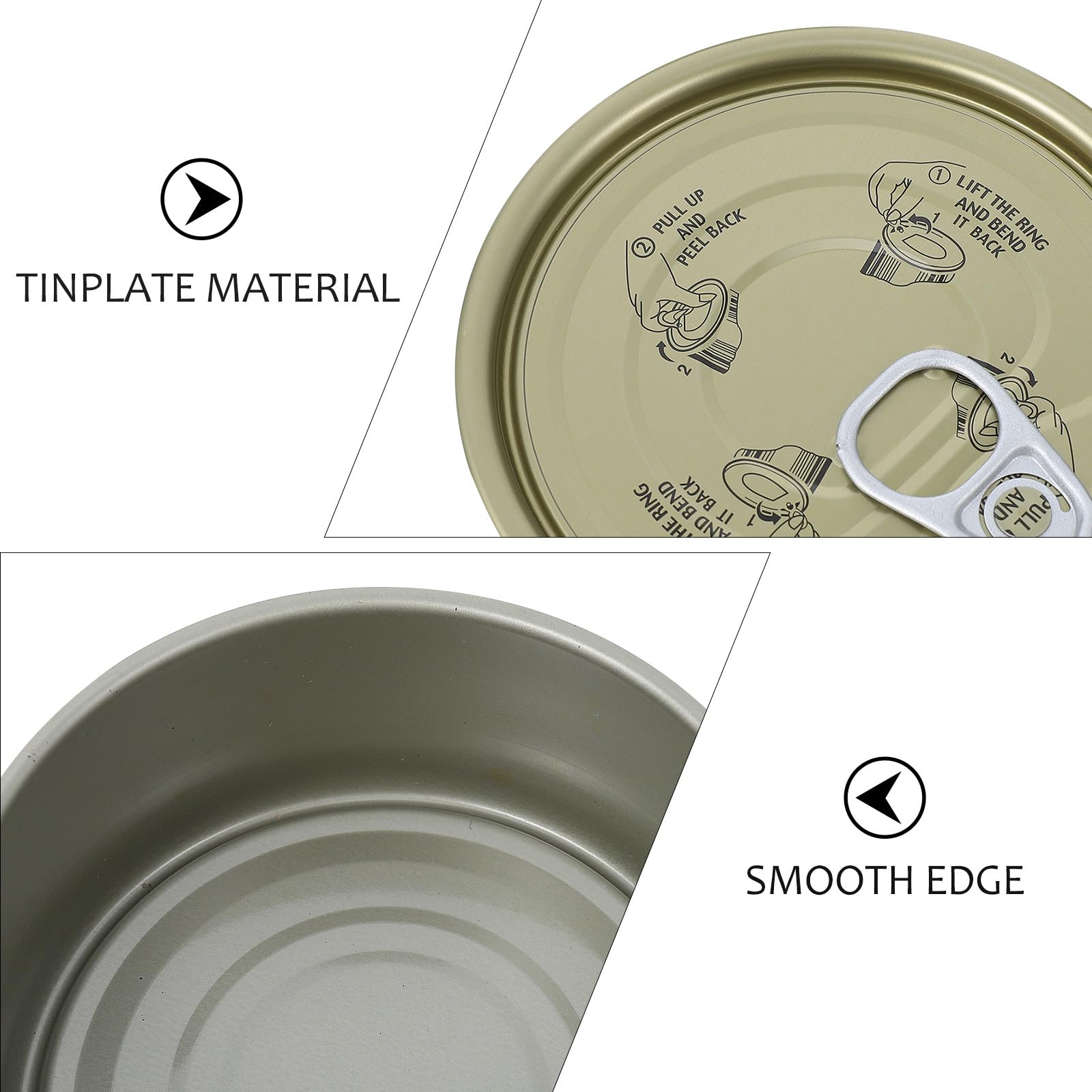 Barattoli Per La Conservazione Alimenti Ermetici in Metallo, Set Da 10 Lattine Sigillate Per Tè, Caramelle e Snack, Contenitori Impermeabili Per Cucina e Conservazione Casa