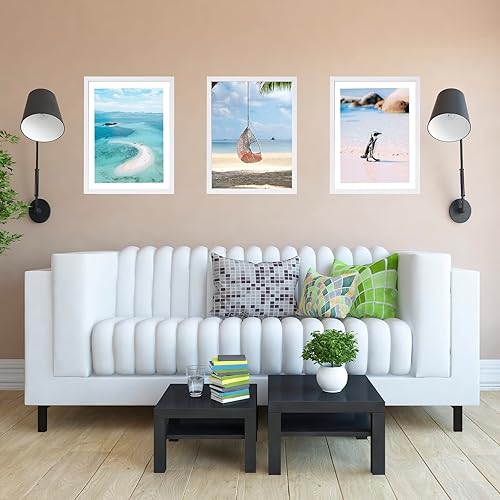 Miniatura 6 de HEYTUYA Marco de fotos de 11 x 15 pulgadas para colgar en la pared, marco de fotos para galería de pared, marco de fotos con plexiglás inastillable,